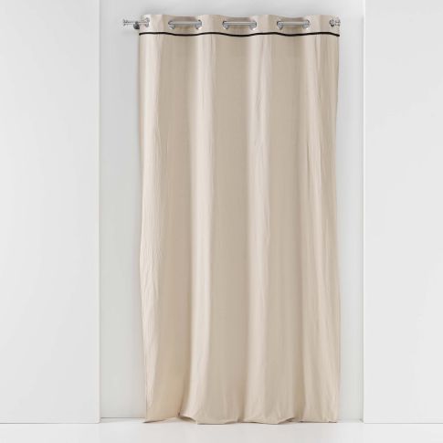Rideau à oeillets Craftine 135 x 240 cm Coton lavé Piana Lin