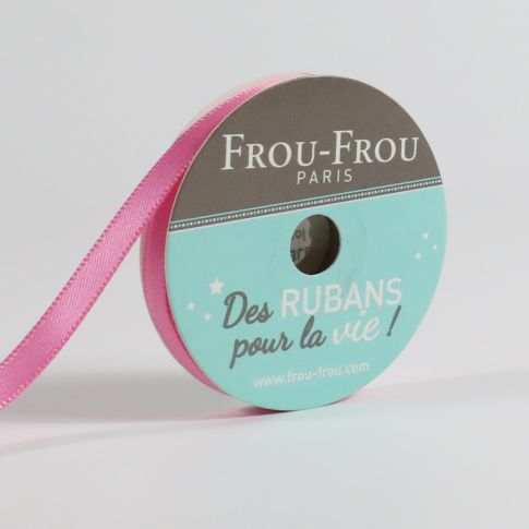 Bobinette Ruban Satin double face Frou-Frou Pommette - 6 mm x 6 mètres