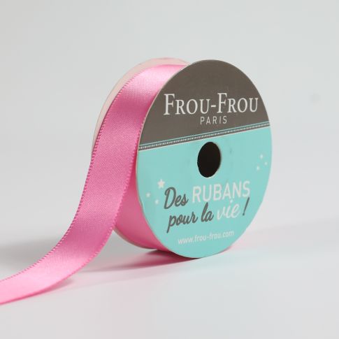 Bobinette Ruban Satin double face Frou-Frou Pommette - 16 mm x 6 mètres