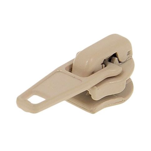 Curseur pour fermeture à glissière au mètre n°5 - Beige