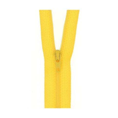 Fermeture à glissière non séparable Jaune 20 cm
