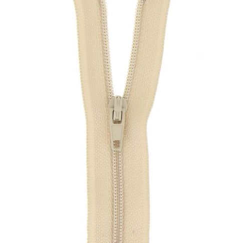 Fermeture à glissière non séparable Beige 20 cm