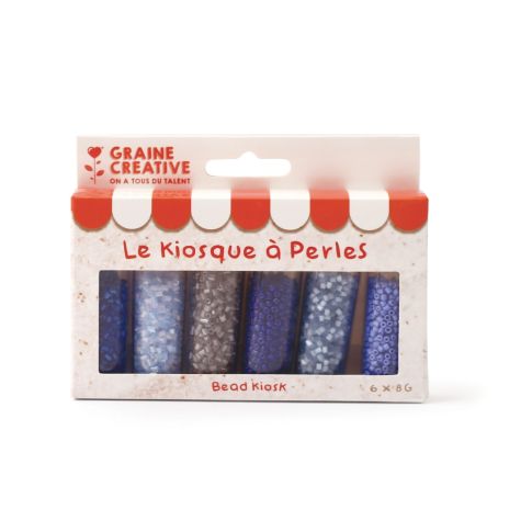 Le Kiosque à Perles Violet 6 couleurs