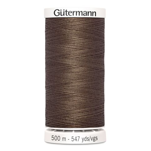 Fil Gütermann Pour tout coudre 500m - Marron foncé