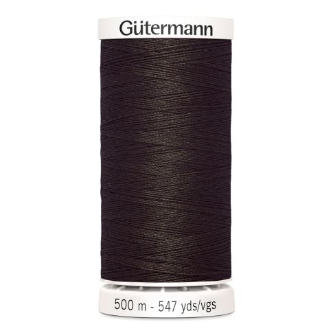 Fil Gütermann Pour tout coudre 500m - Marron chocolat