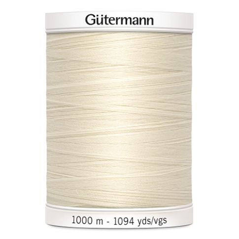 Fil Gütermann Pour tout coudre 1000m - Ecru