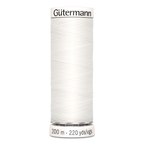 Fil Gütermann Pour tout coudre 200m - 800 Blanc