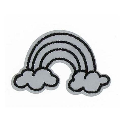 Ecusson Thermocollant Light in the dark - Arc en ciel