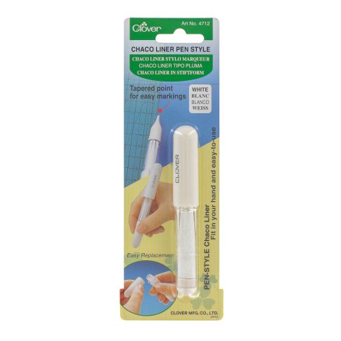 Marqueur Clover Blanc chaco liner