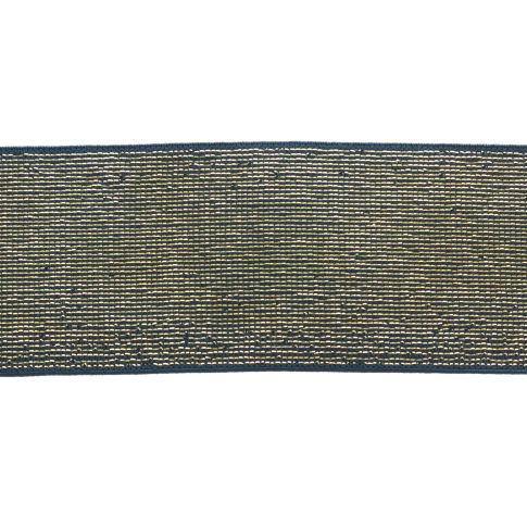 Élastique Plat Lurex Jean doré 40 mm x1m