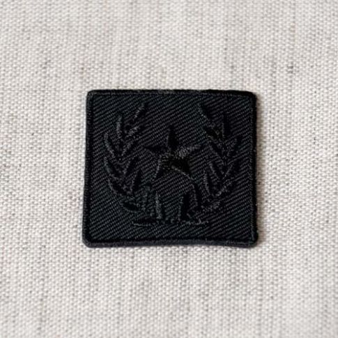 Ecusson Thermocollant Badge Etoile - Noir