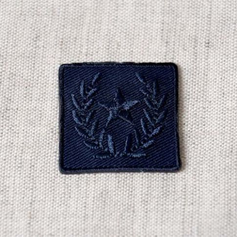 Ecusson Thermocollant Badge Etoile - Bleu Marine