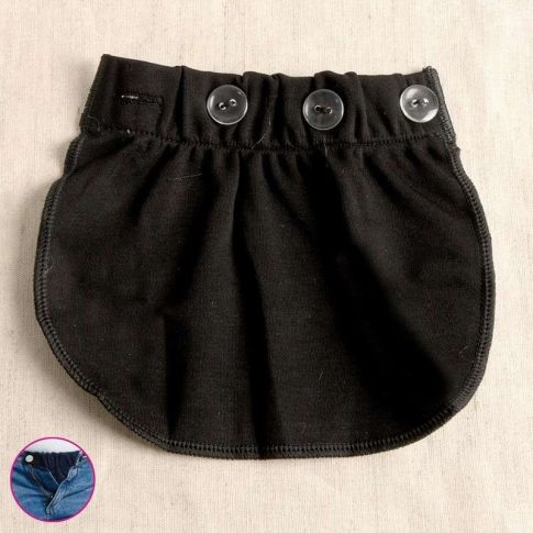 Elargisseur de pantalon pour femme enceinte - Noir