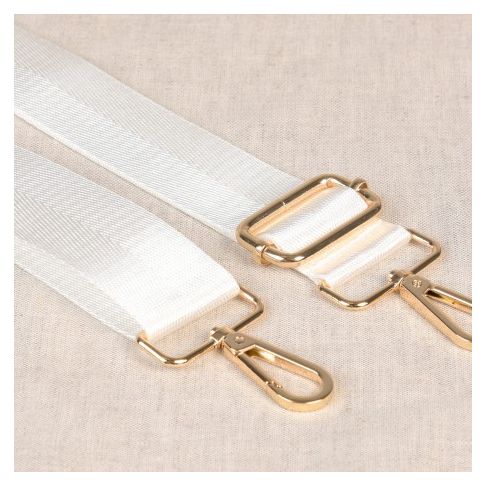 Sangle pour sac 38 mm Blanc - Avec mousquetons