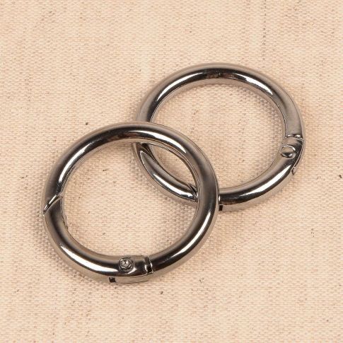 Anneaux pour sacs 33,5 mm - Gris