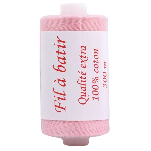 Fil à bâtir 300 m Rose