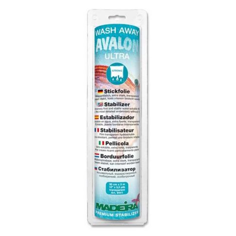 Stabilisateur de broderie hydrosoluble Avalon Ultra Madeira 