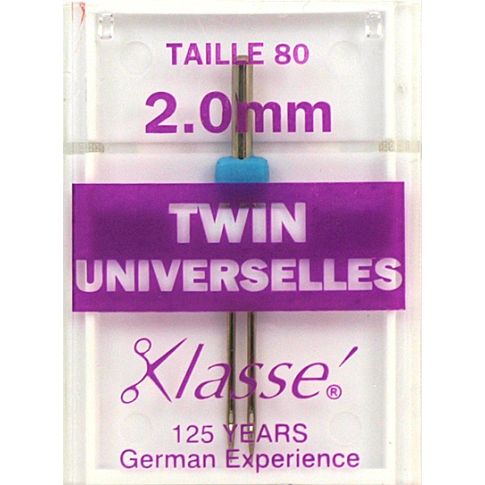 Aiguilles Machine Double Universelle 80/12 2mm - Klassé
