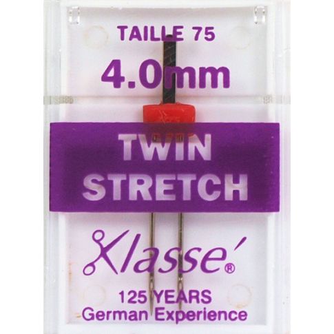 Aiguilles Machine Double Stretch 75/11 4mm - Klassé