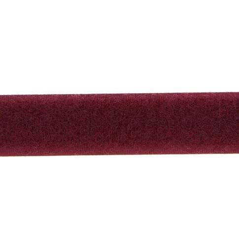 Velcro agrippant velours à coudre 20 mm Bordeaux x1m