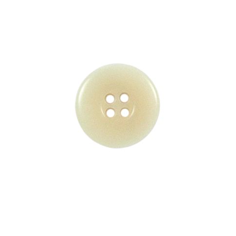 Bouton incurvé Carolina 15 mm - Blanc
