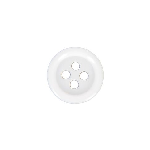 Bouton Gianfranco 12 mm - Blanc