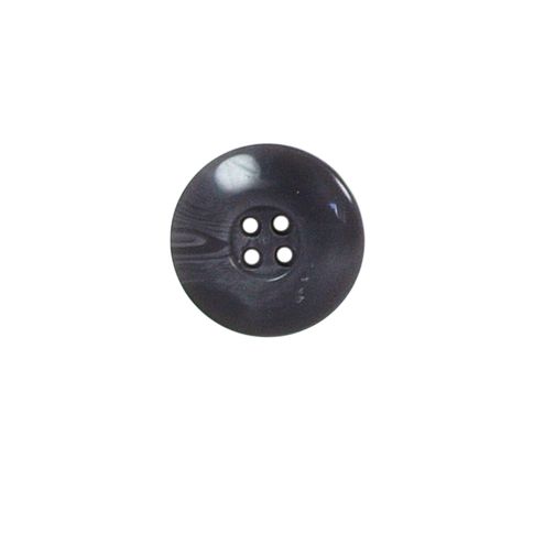 Bouton incurvé nacré Vera 15 mm - Gris
