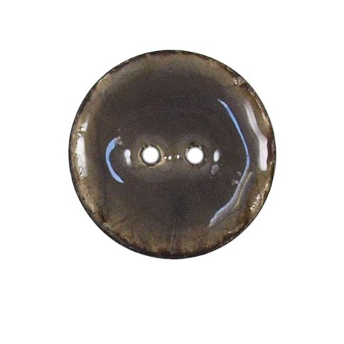 Bouton bois laqué Velentino 25 mm - Gris