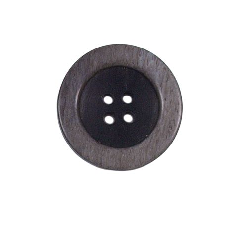 Bouton bicolore Giorgio 22 mm - Gris