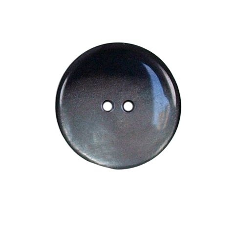 Bouton nacré plat Kate 22 mm - Gris
