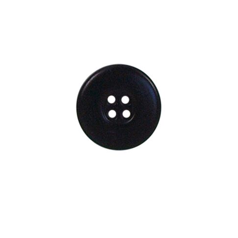 Bouton incurvé Carolina 15 mm - Noir