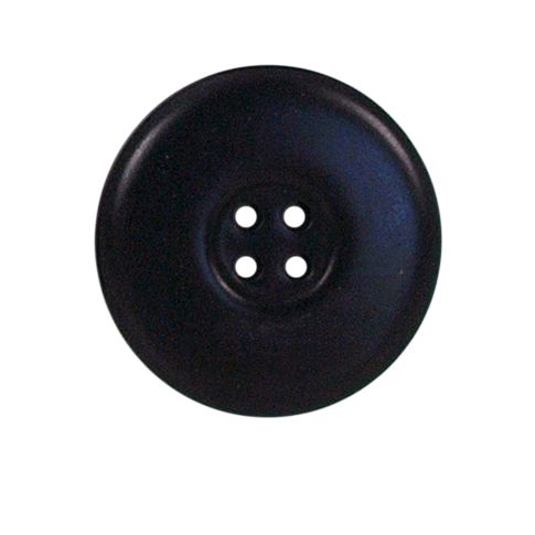 Bouton incurvé Carolina 27 mm - Noir