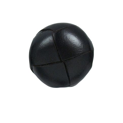Bouton Giustina effet capitonné 22 mm - Noir