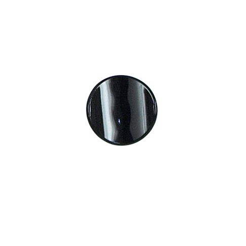 Bouton Matthew courbé 12 mm - Noir