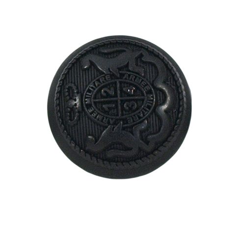 Bouton Raphael écusson de l'armée  25 mm - Noir