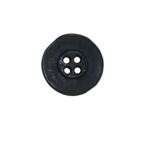 Bouton Justin en métal 18 mm - Noir