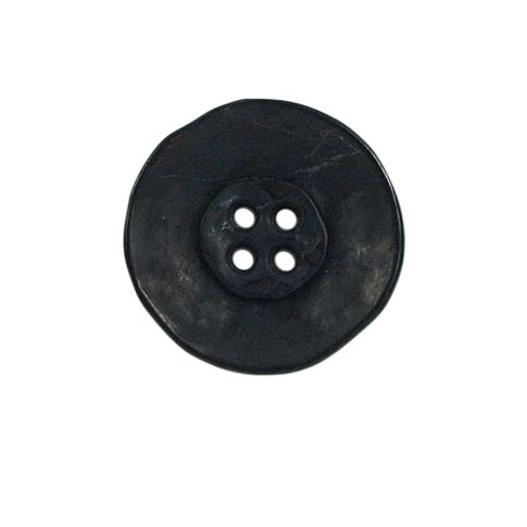 Bouton Justin en métal 22 mm - Noir