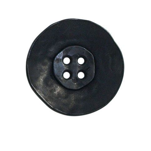 Bouton Justin en métal 27 mm - Noir