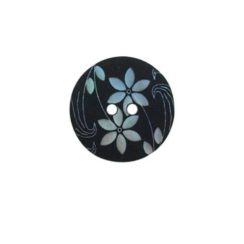 Bouton fleur Chantal 18 mm