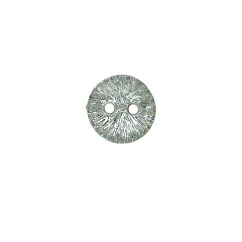 Bouton Stefaan métal transparent 12 mm