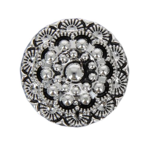 Bouton Claude brillant 25 mm
