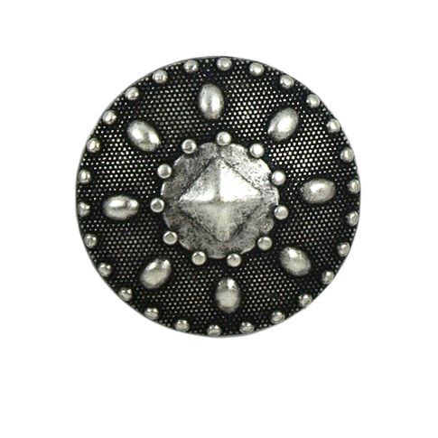 Bouton Léonardo métal 27 mm