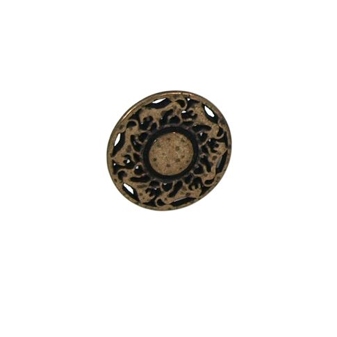 Bouton Michel-Angelo forme lion en métal 15 mm - Bronze