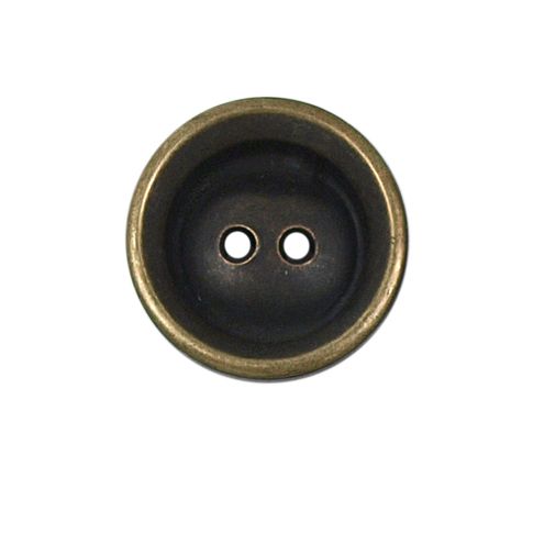 Bouton cuvette Jeanne 22 mm - Bronze