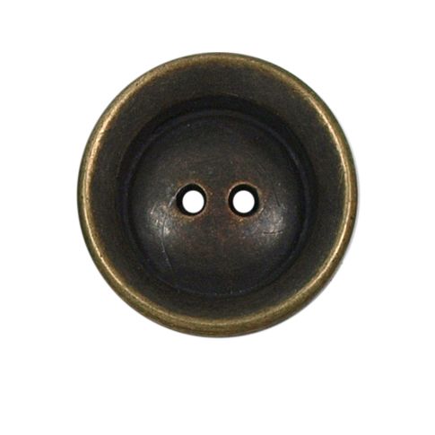 Bouton cuvette Jeanne 27 mm - Bronze