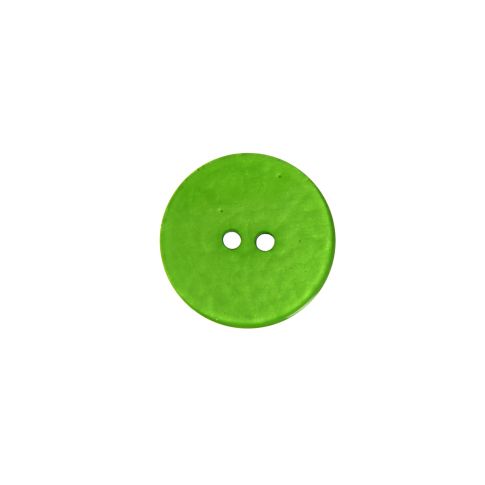 Bouton effet froissé 15 mm - Vert