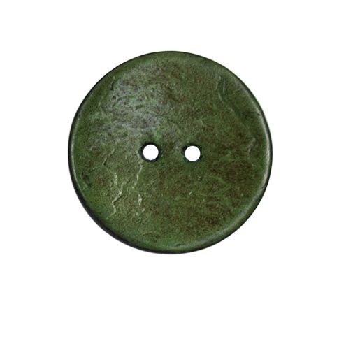 Bouton bois Claudie mat 25 mm - Vert