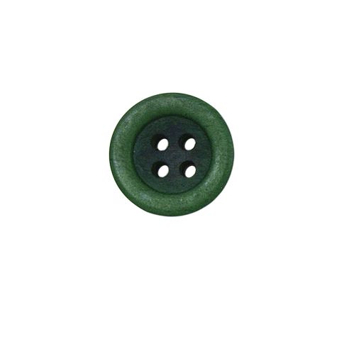 Bouton bicolore Giorgio 15 mm - Vert