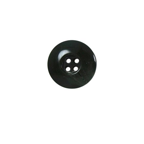 Bouton incurvé nacré Vera 14 mm - Vert