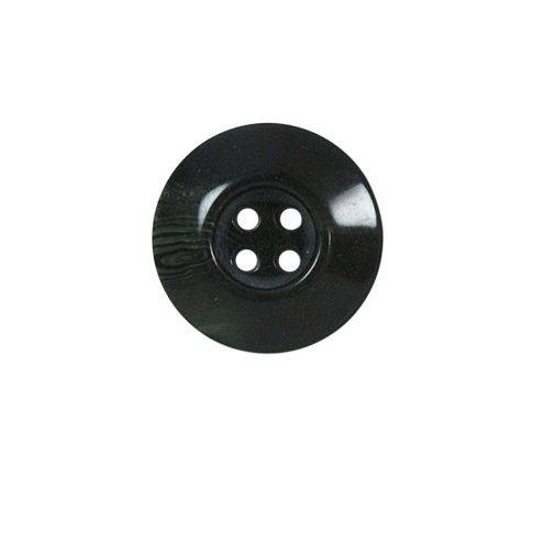Bouton incurvé nacré Vera 18 mm - Vert
